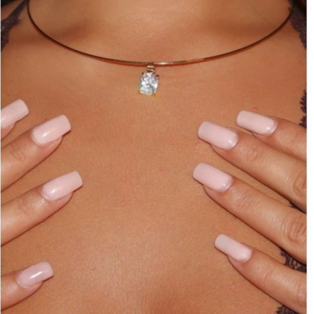 NEW 18K waterproof Evry jewels structured necklace